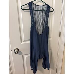 Cafe du cycliste singlet one piece bib shorts men xl padded blue